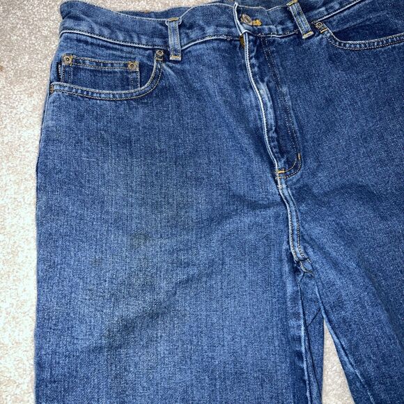 Ralph Lauren Polo Womens Jeans Size 10 Dark Wash Denim Mid Rise 30x27 Classic - Picture 3 of 7